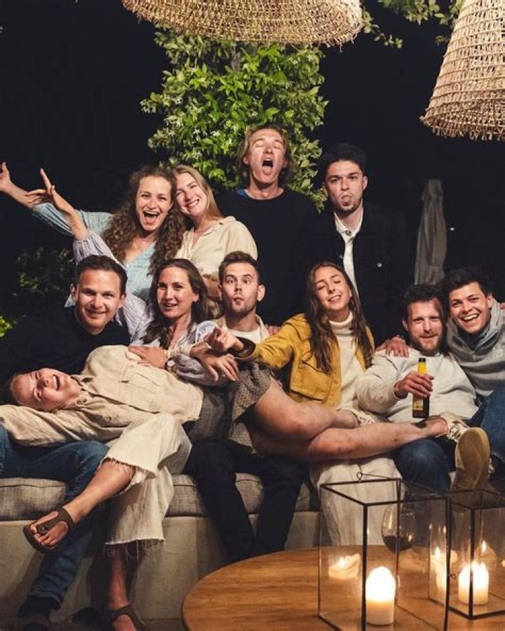 Alex with his friends