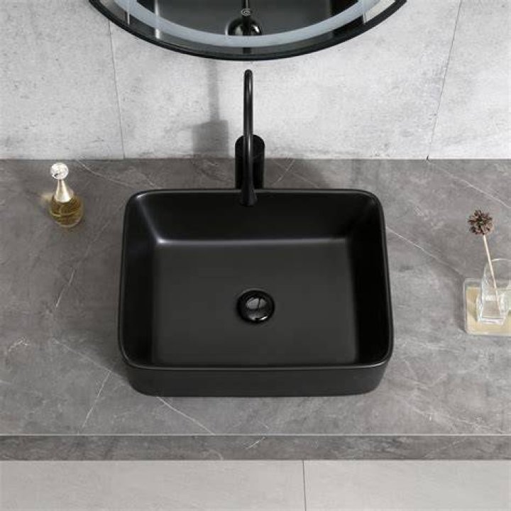 Are black bathroom sinks hard to keep clean?