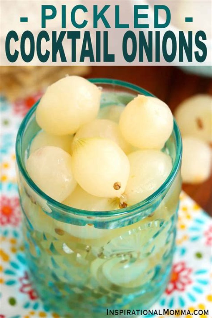 Are cocktail onions and pickled onions the same?