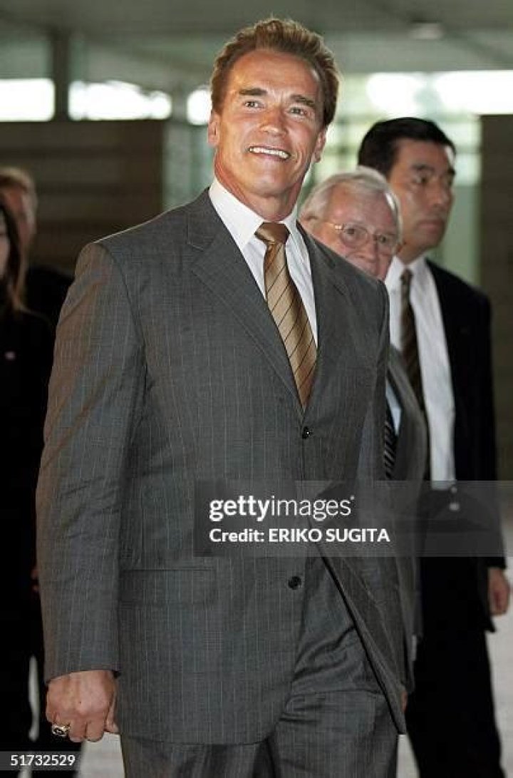 Arnold Schwarzenegger Arrives In Japan