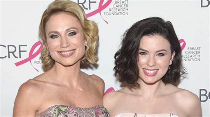 Ava McIntosh (right) with her mother Amy Robach and younger sister Analise McIntosh (sister).