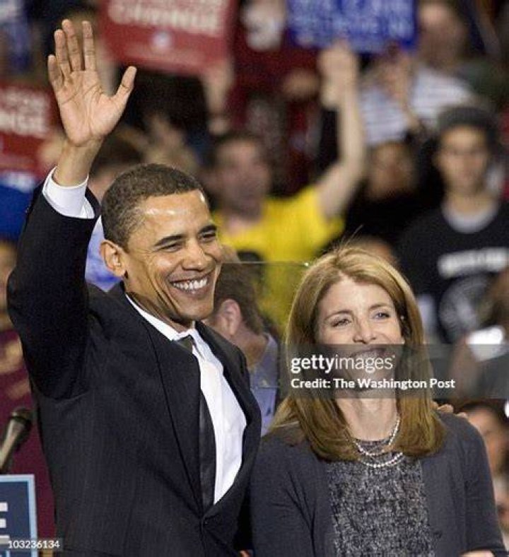 Barack Obama and Caroline Kennedy