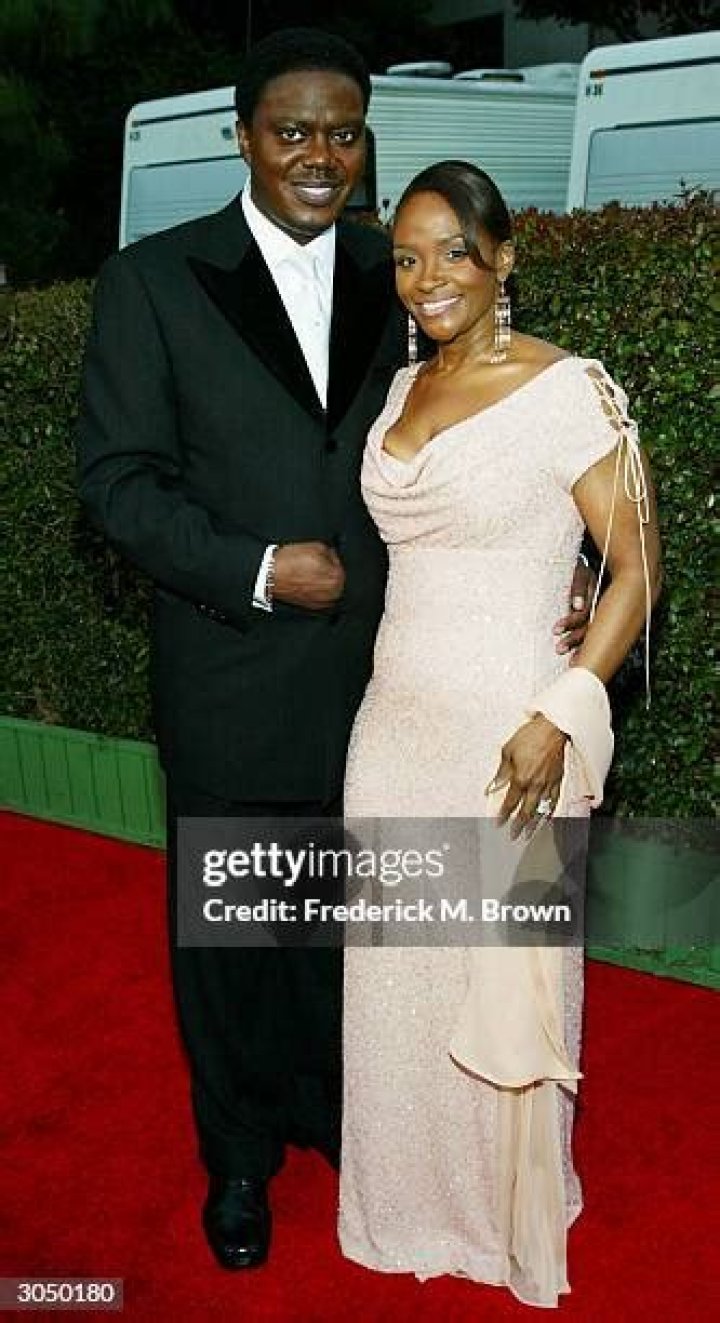 Bernie Mac with his wife Rhonda McCullough before his death.