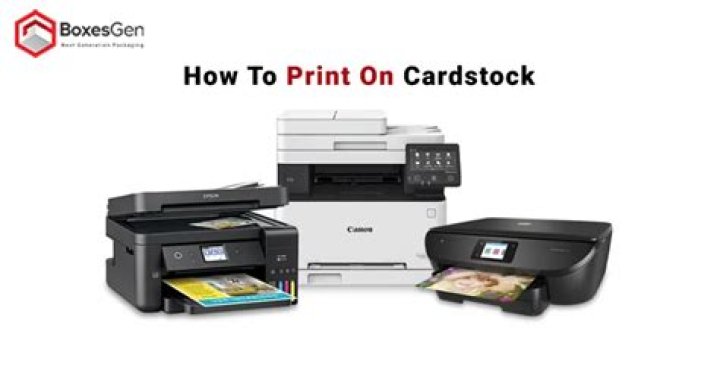 Can my printer print on cardstock?
