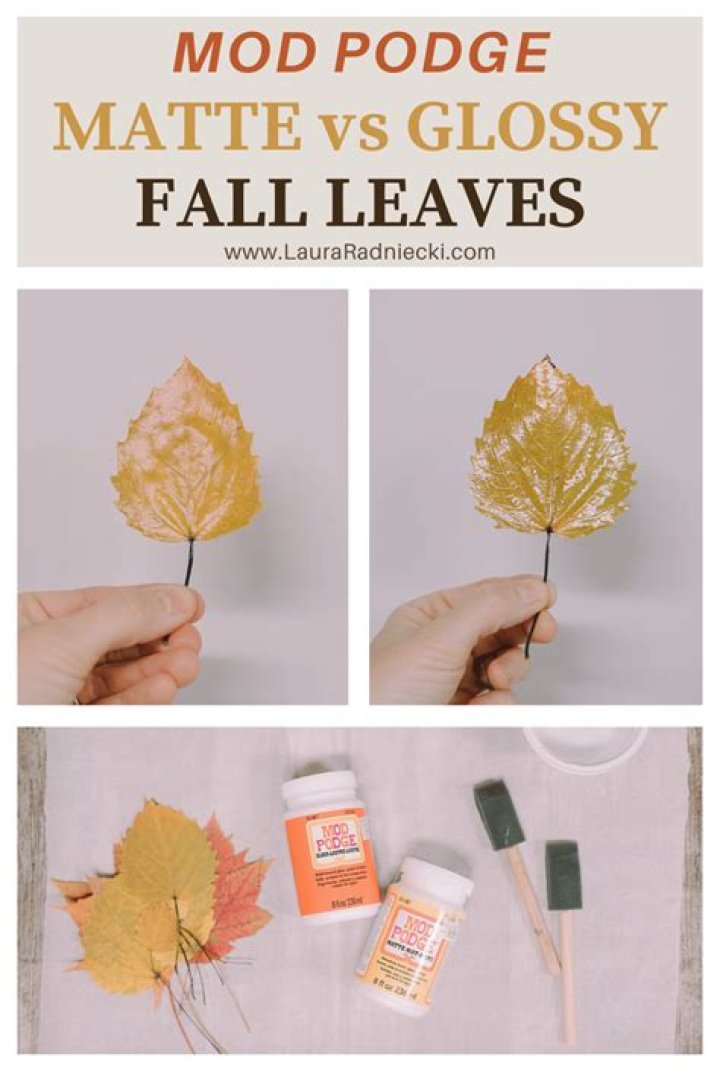 Can you use Mod Podge to glue gold leaf?