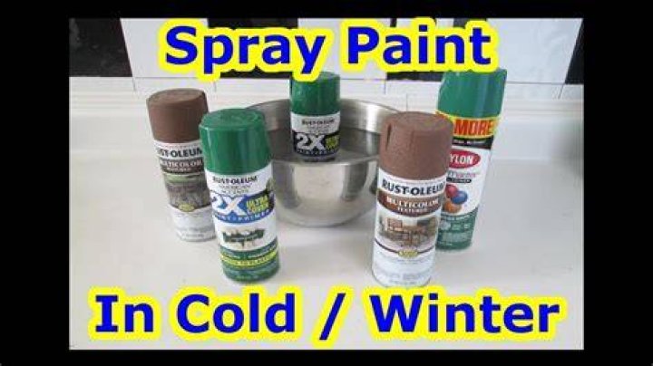 Can you use spray paint in cold weather?