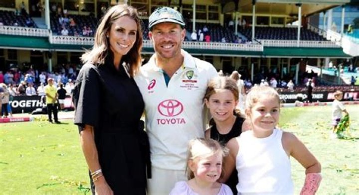 Candice Warner With Her Three Daughters Ivy Mae, six, and Indi Rae, five, and Isla Rose, one