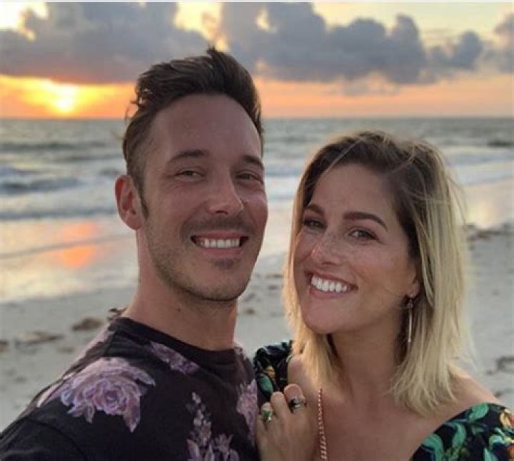 Cassadee Pope with her ex-fiance, Rian Dawson