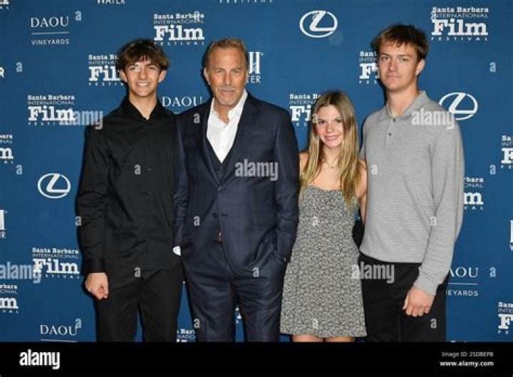 Cayden Wyatt Costner's father, Kevin Costner with his ex-wife, Cindy Silva Costner.