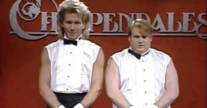 Christopher John Farley with WWE superstar, John Cena