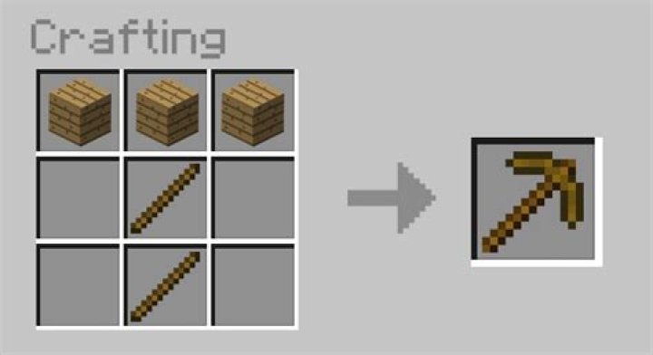 How to Make an Observer in Minecraft 4 Crafting a wooden pickaxe