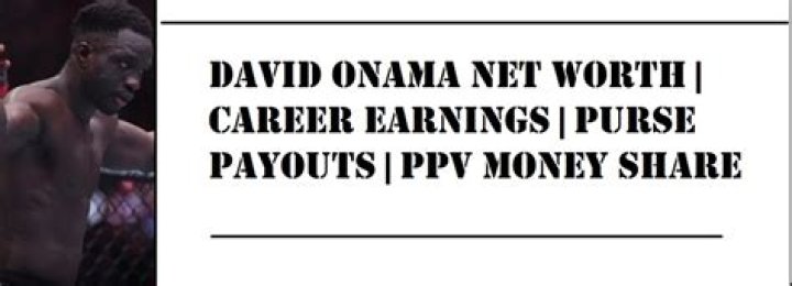David Onama net worth