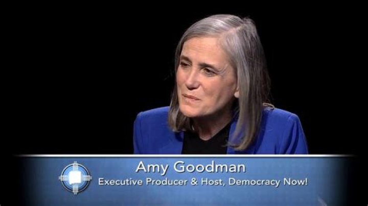 Democracy Now! host Amy Goodman was born on April 13, 1957.