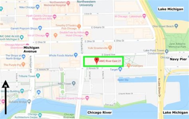 Does AMC River East have free parking?