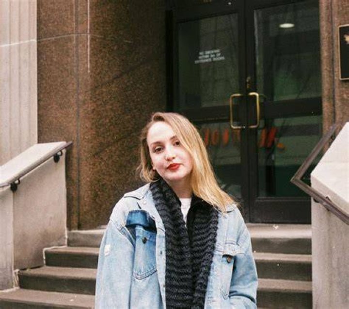 Ella Jonas Farlinger posing for a photo in a beautiful blonde hair