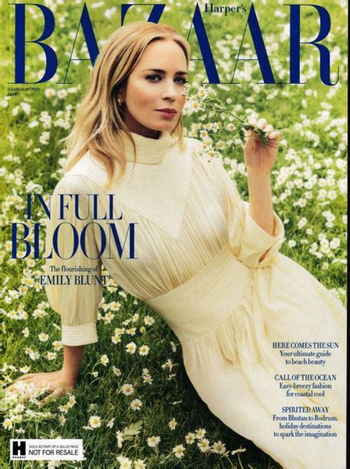 emily blunt bazaar UK