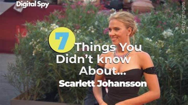 Five Things You Didn’t Know about Scarlett Johansson