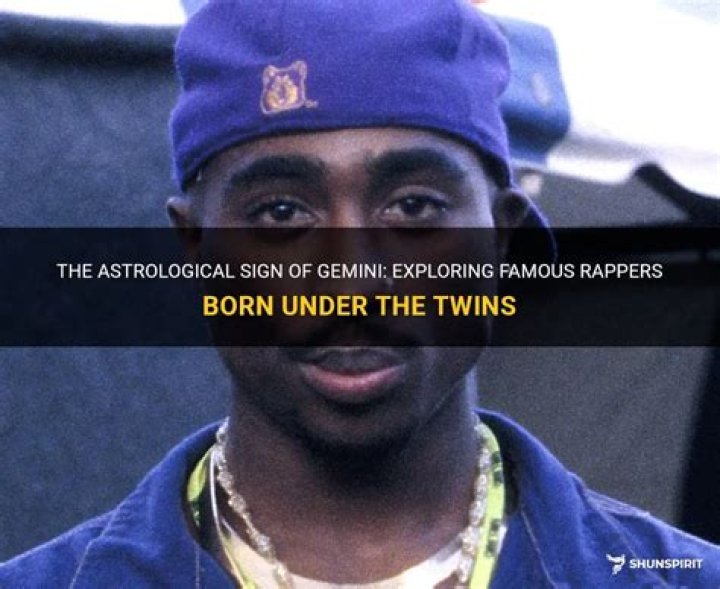 Gemini Rappers | Famous Birthdays
