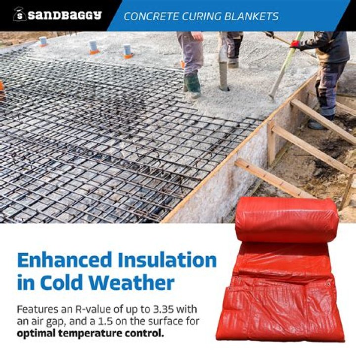 How big are concrete blankets?