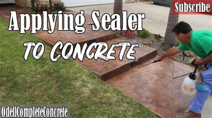 How do you apply sealer to pavers?
