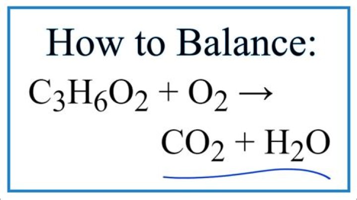 How do you balance c3h6 o2 co2 h2o?