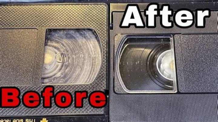 How do you clean a moldy VHS tape?