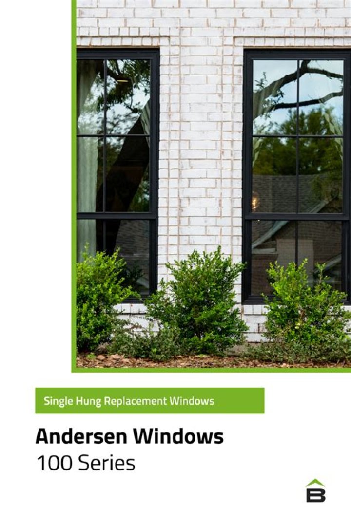 How do you clean Andersen 100 Series windows?