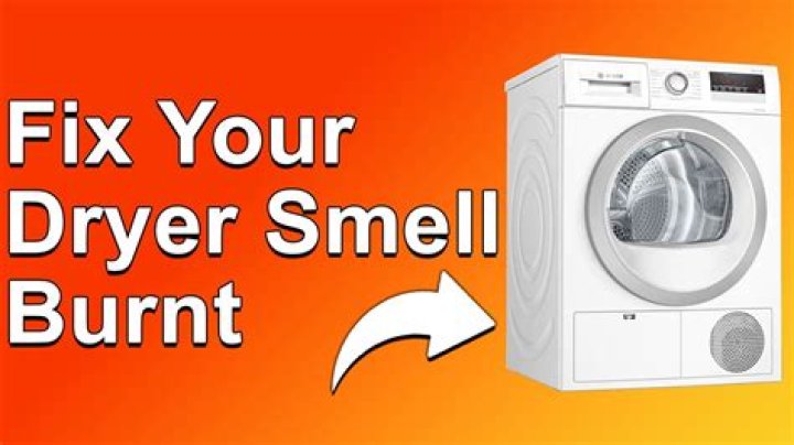 How do you fix a dryer that smells like it’s burning?