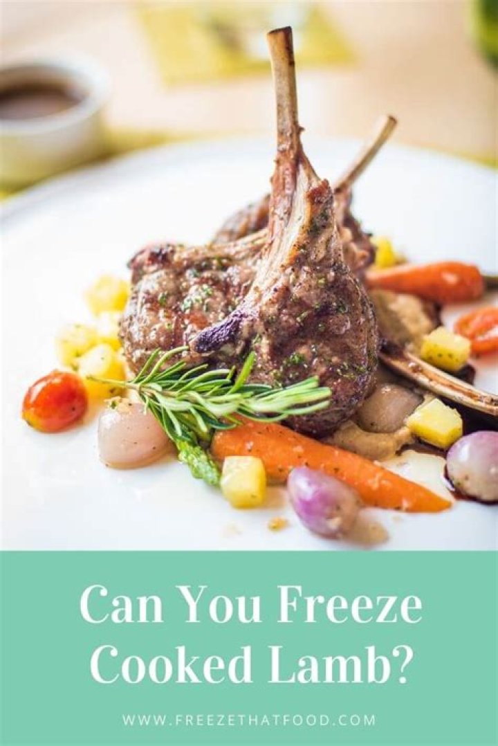 How do you freeze cooked lamb?