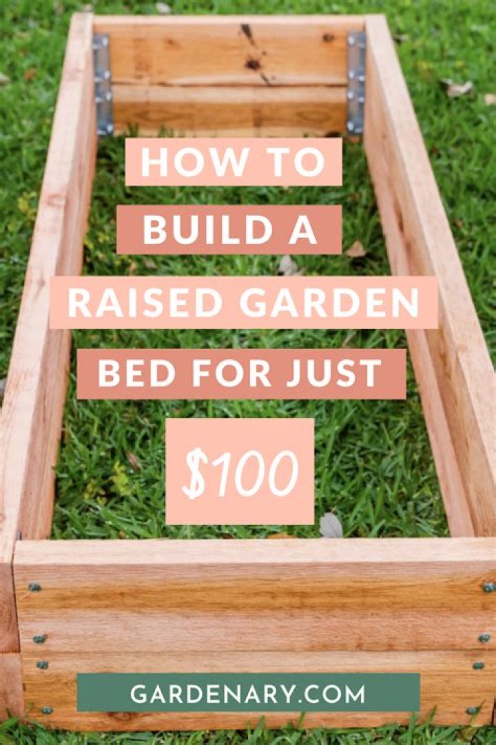 How do you make raised beds with logs?