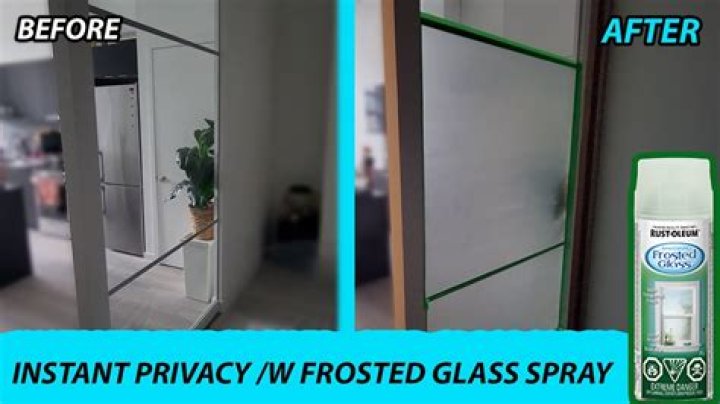 How do you remove spray frost from a window?