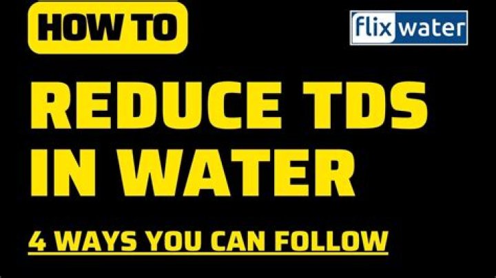 How do you remove TDS from pool water?