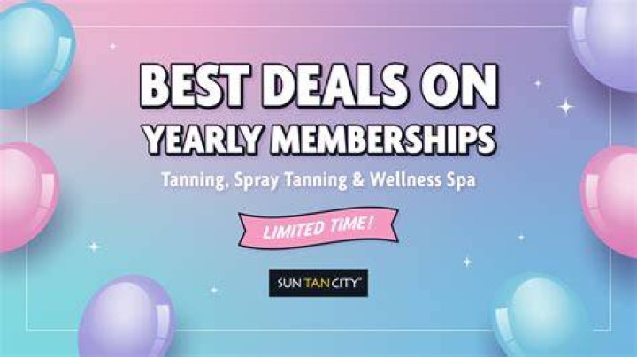 How does Sun Tan City membership work?