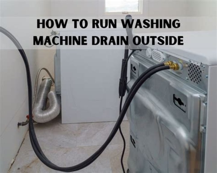 How far can you run washing machine drain hose?