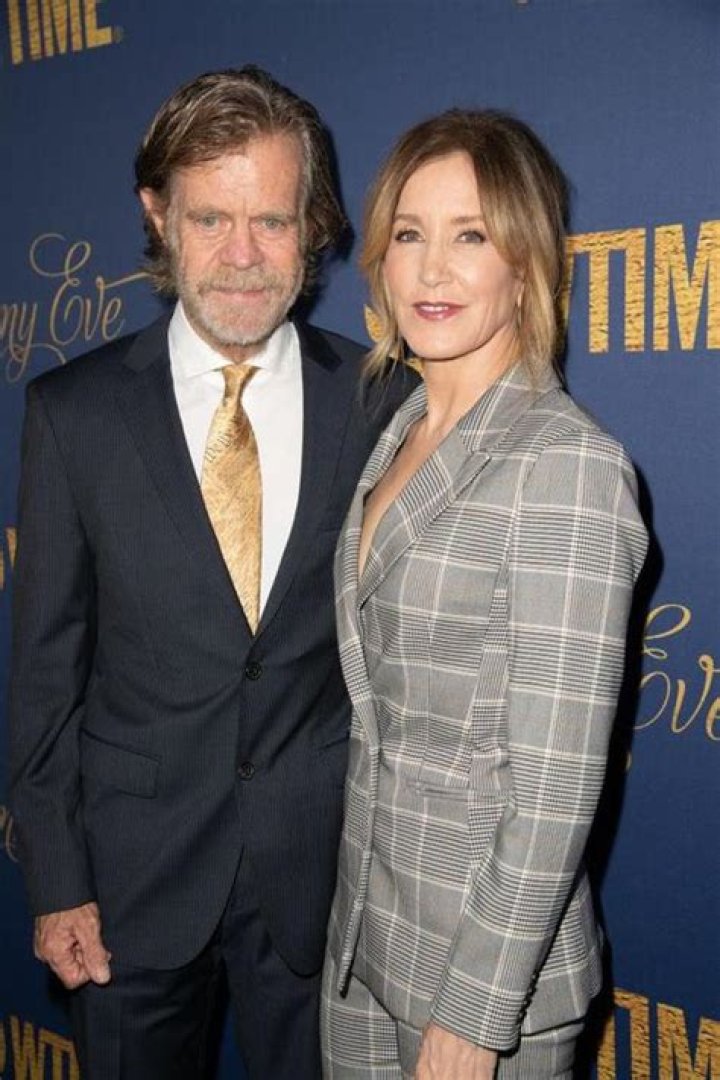 Huffman and her husband spending time together