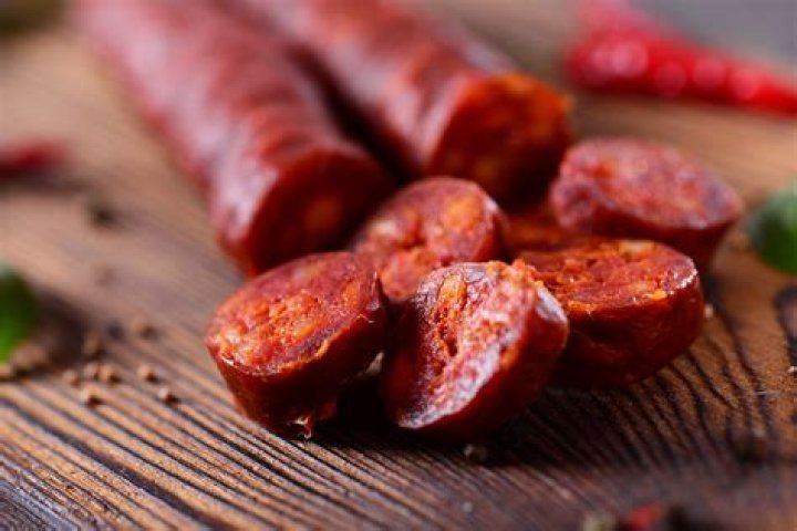 Is chorizo made with blood?