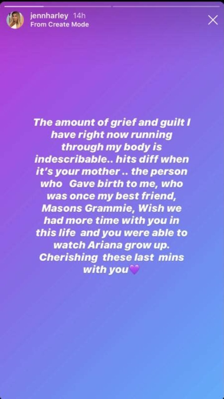 Jen Harley Mourns Tragic Loss