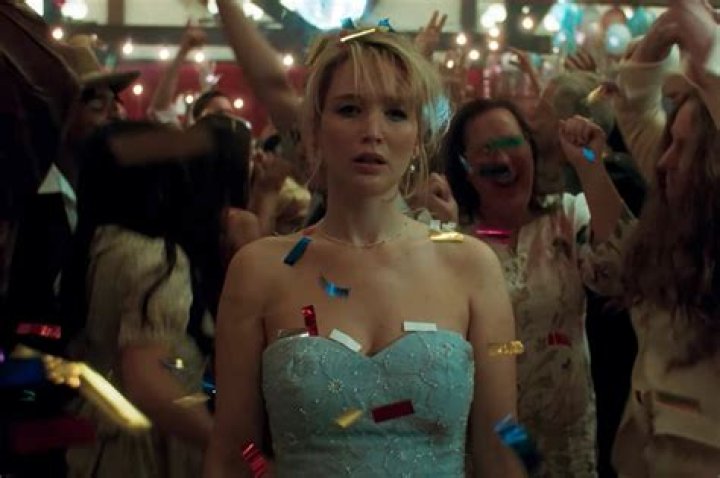 Jennifer Lawrence playing a role as Katniss Everdeen in Hunger Games.