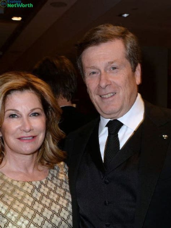 John With His Wife (Source: HollywoodMask)