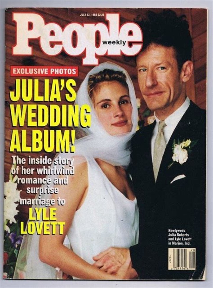Julia Roberts and Lyle Lovett
