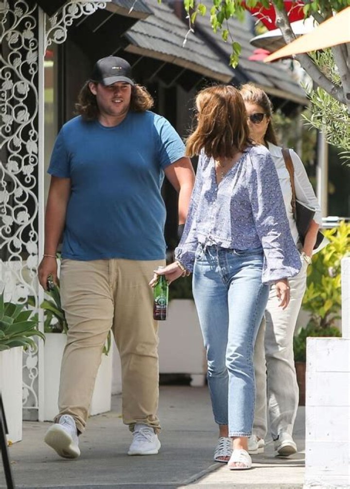 Katherine Schwarzenegger, her brother, Christopher and her mother, Maria Shriver are seen on August 07, 2019 in Los Angeles, California.