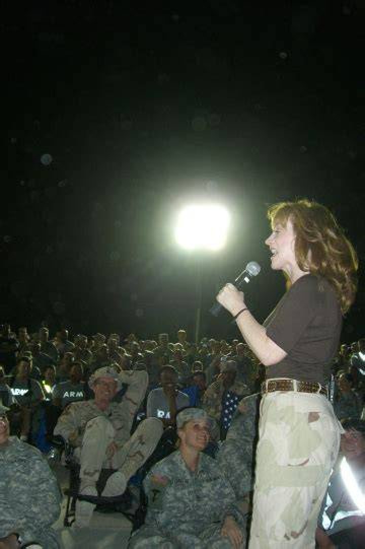Kathy Griffin, 50, rocks a bikini for the troops