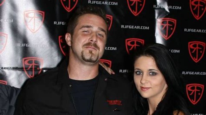 Kris Ford with his wife Stephanie Hayden before the wedding