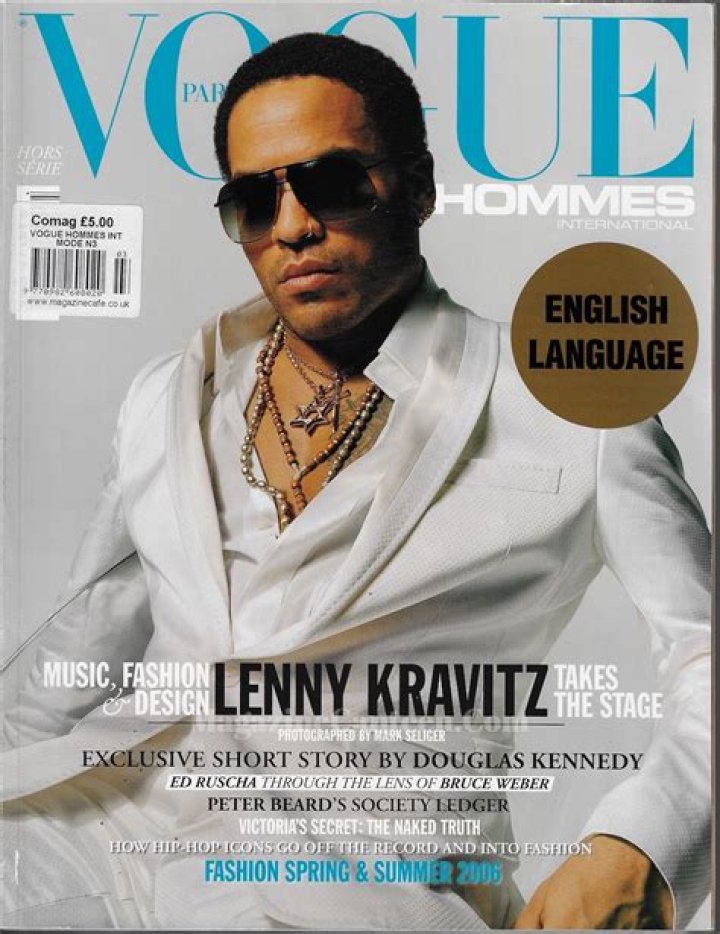 Lenny Kravitz seen leaving Vogue party during Haute Couture Week 2020 in Paris