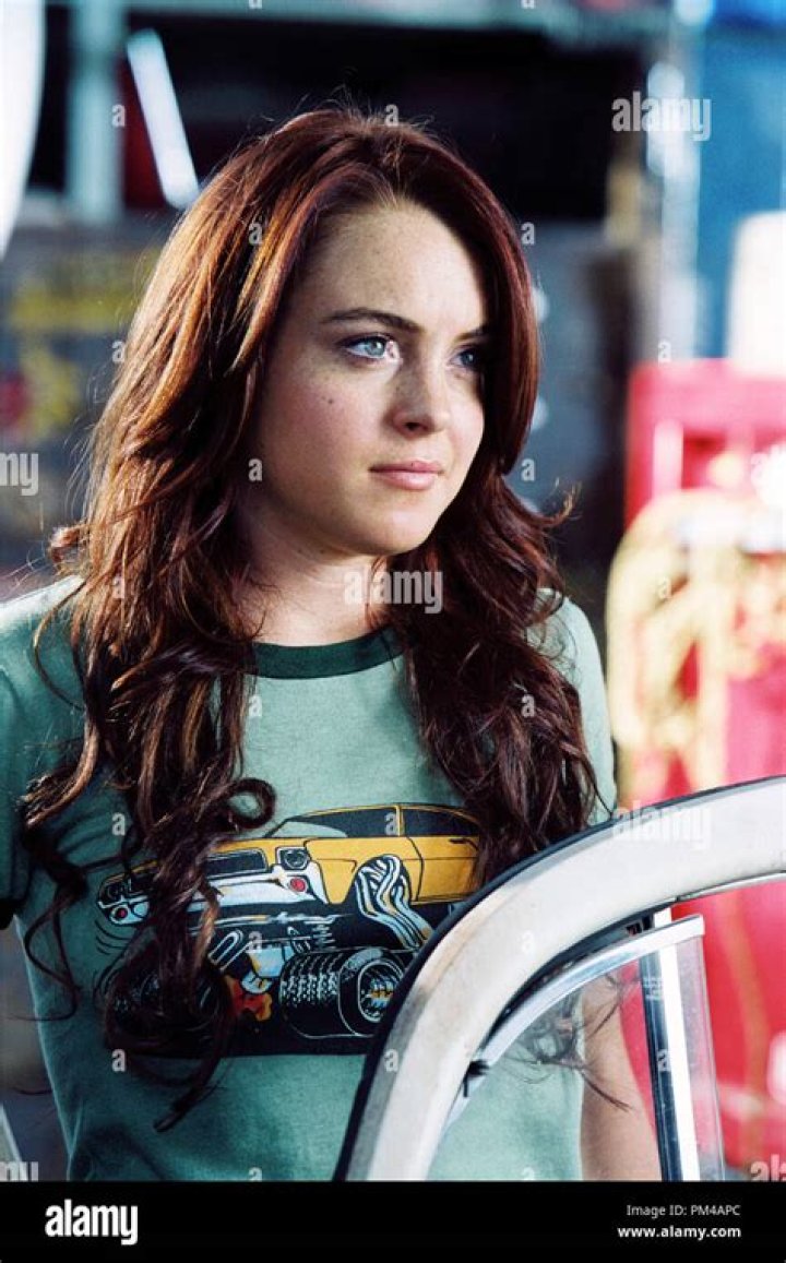 Lindsay Lohan in Herbie Fully Loaded movie (2005).