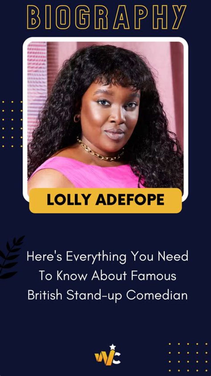 Lolly Adefope Bio (Wiki) 