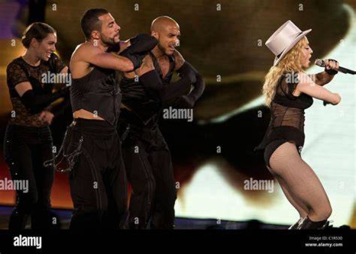 Madonna Performs In Madrid
