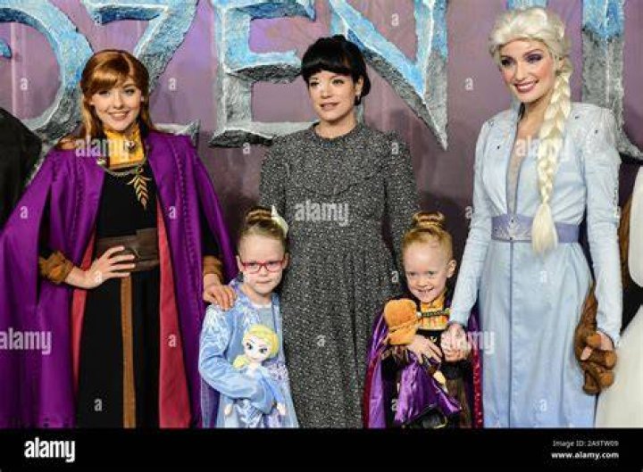Marnie Rose Cooper with her celebrity mother Lily Allen.