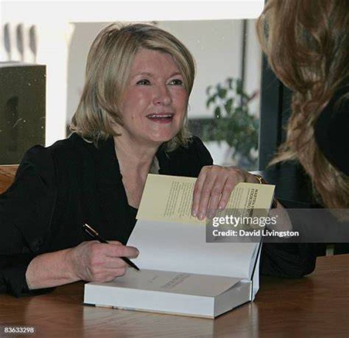 Martha Stewart Book Signing
