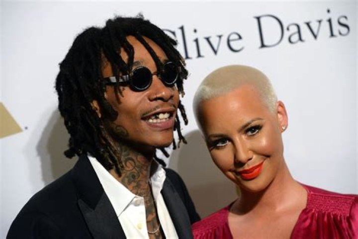 Musician Wiz Khalifa (L) and Amber Rose walk the red carpet at Clive Davis annual Pre-Grammy Gala at The Beverly Hilton Hotel on February 11, 2017 ...